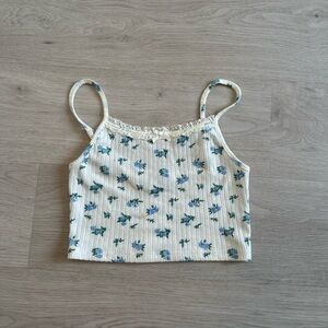 Vintage floral cami top